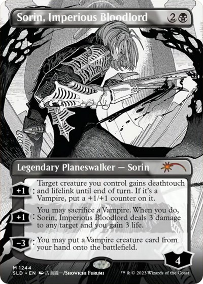 Sorin Imperious Bloodlord Borderless