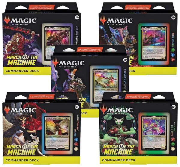 March of the Machine Commander Decks [Set of 5] - Commander: March of ...
