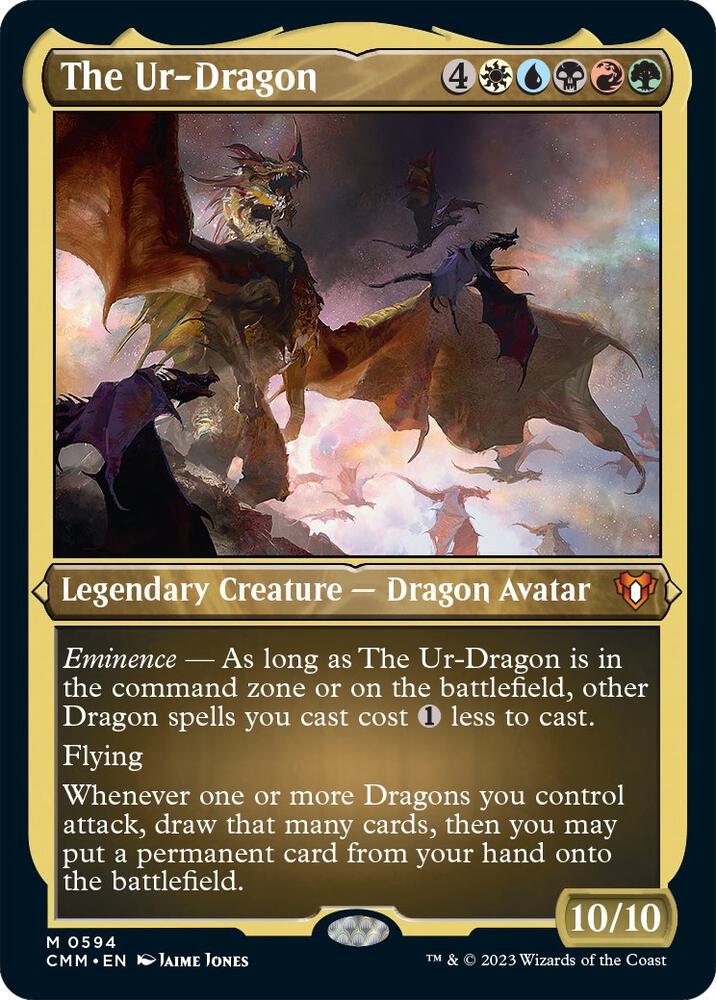 マジック：ザ・ギャザリング The Ur-Dragon Amazon.com: 4x | The Ur-Dragon | Anime | Full Art | Foil or