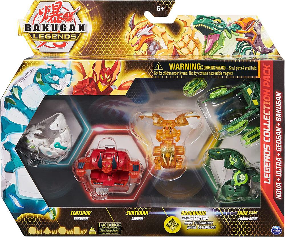 Legends Collection Pack - Centipod, Surturan, Dragonoid and Trox Ultra