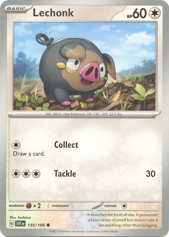 Lechonk 155/198 from SV01: Scarlet & Violet Base Set