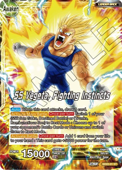 Vegeta // SS Vegeta, Fighting Instincts