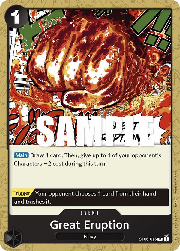 Great Eruption onepiece card