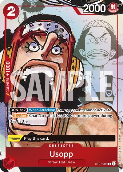 Usopp - ST01-002 (Alternate Art) One Piece Promotion Cards PR One Piece card — value and price