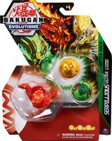 Bakugan Starter 3-Pack - Pyrus Serpillious Ultra - Evolutions