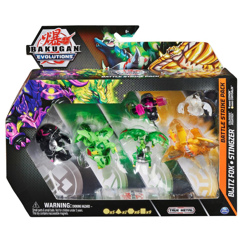 Bakugan Battle Strike Pack - Ventus Platinum Blitz Fox Aurelus