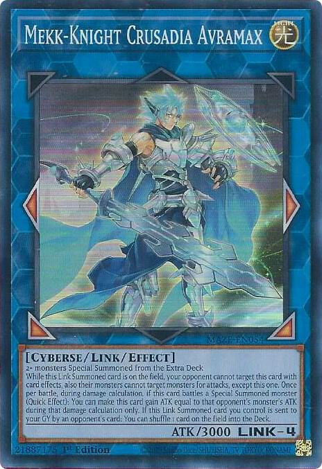 Mekk-Knight Crusadia Avramax - Maze of Memories - YuGiOh