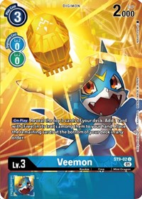 Veemon (Digimon Royal Knights Card Set)