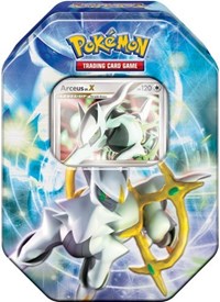 Arceus Collector's Tin [Blue] from Arceus Pokemon card image