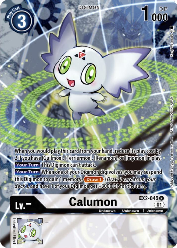 Calumon Digimon Card Game Deck Box Set digimon card