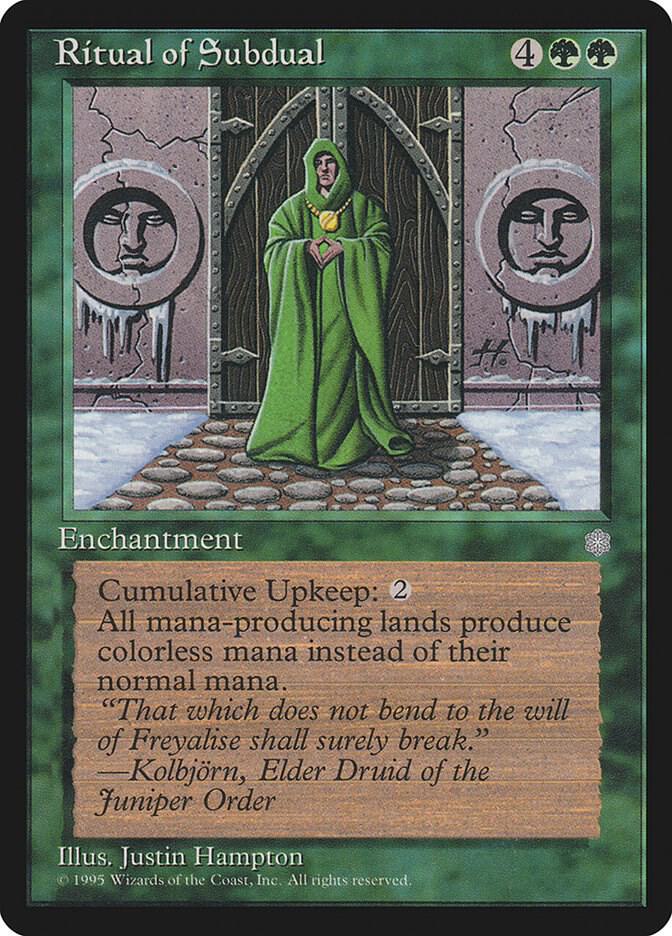 Magic The Gathering - Ritual of Subdual - Rituale di