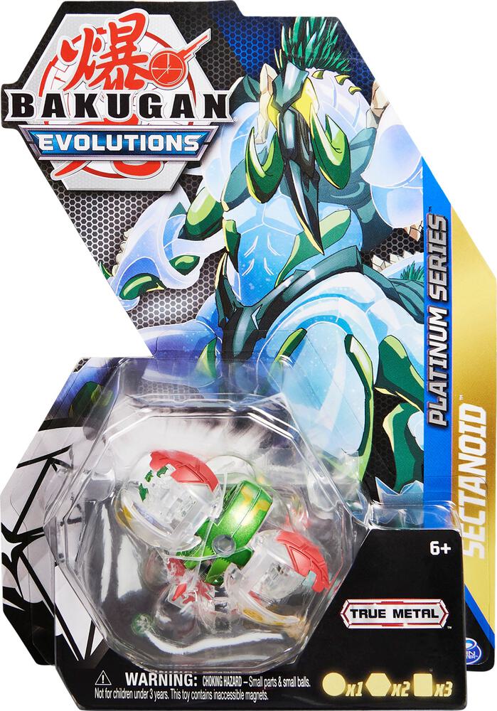 Platinum Series Bakugan Single Pack - Diamond Ventus Platinum Sectanoid