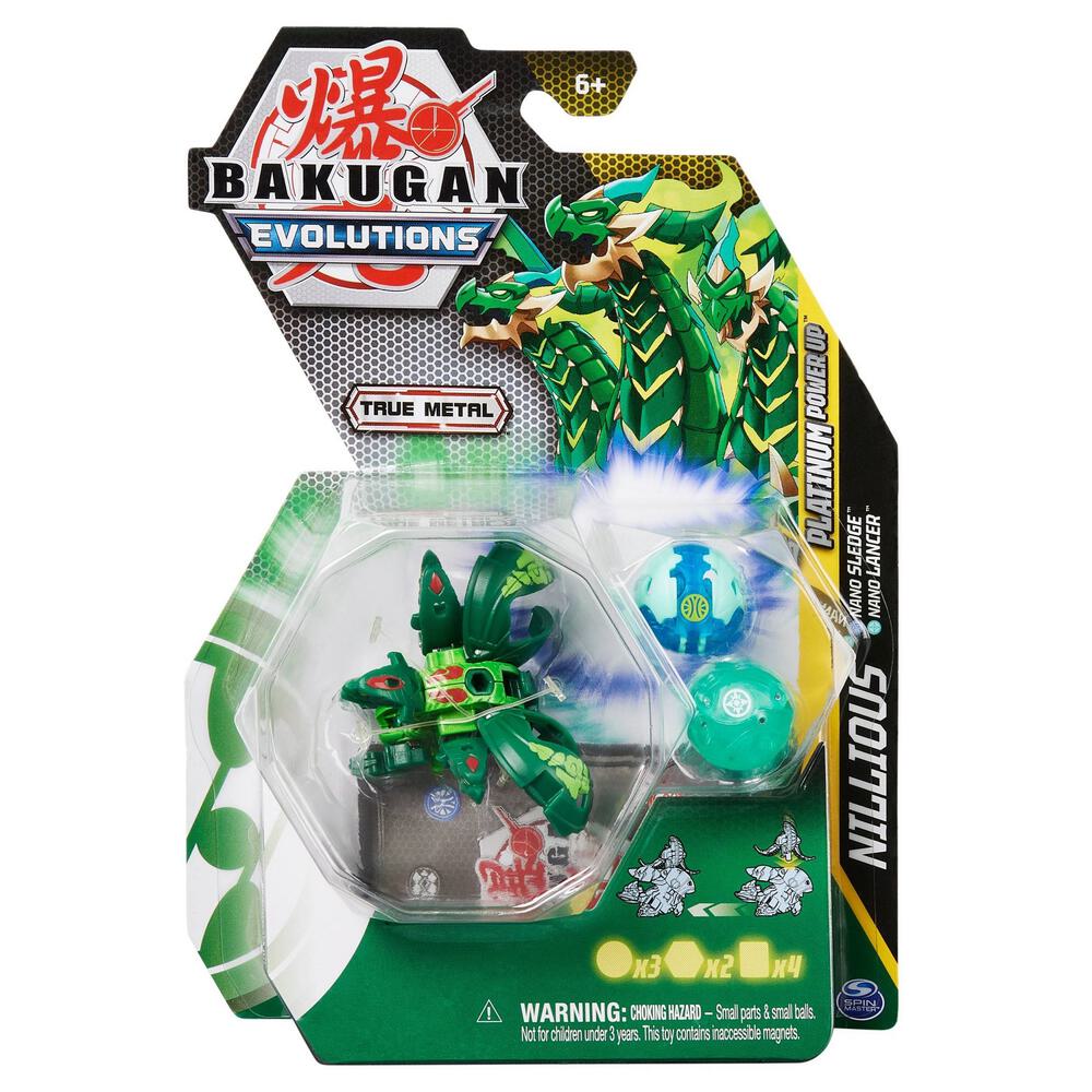 Bakugan Platinum Power Up Pack - Ventus Platinum Power Up Nillious