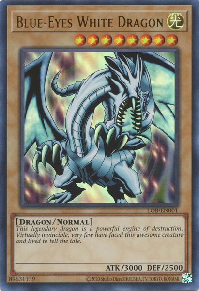 The Most Valuable Cards In Legend Of Blue Eyes White Dragon