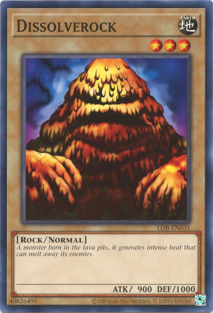 Dissolverock
