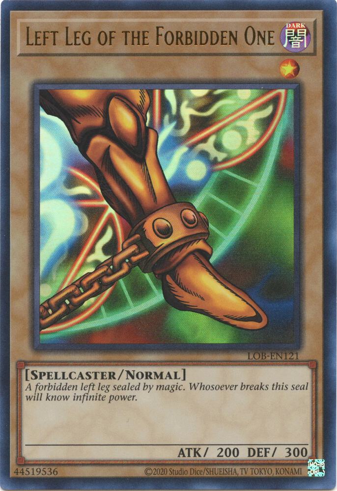 Left Leg of the Forbidden One - Legend of Blue Eyes White