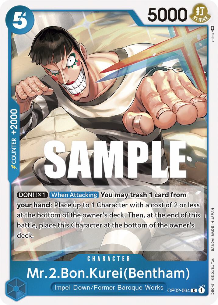 Mr2BonKurei Bentham onepiece card