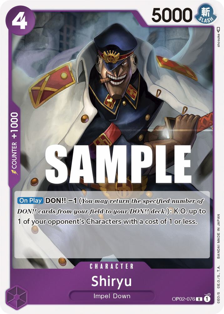 Shiryu - Paramount War - One Piece Card Game - TCGplayer.com