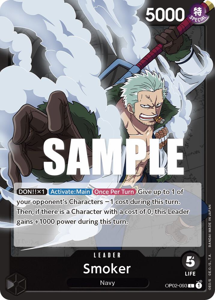 smoker one piece tcg deck One Piece: BLACK Smoker Starter Deck (ST-19) – Double Infinity Gaming main image 1