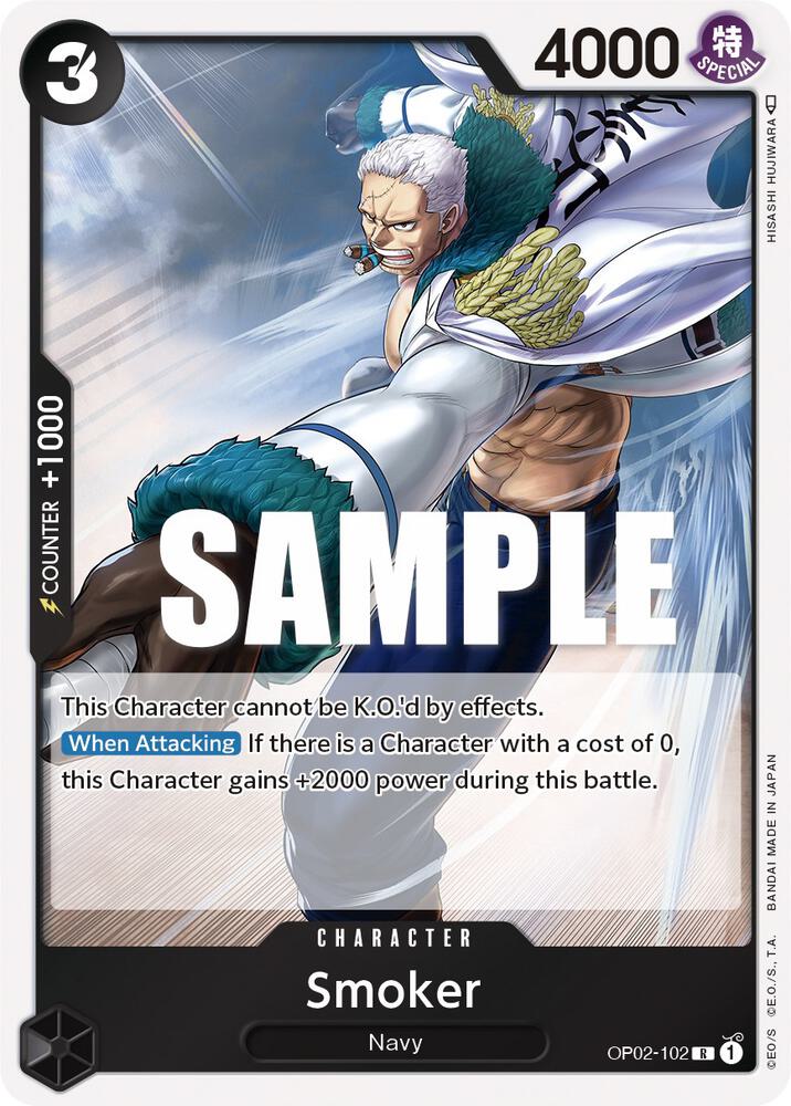 Smoker 102 onepiece card