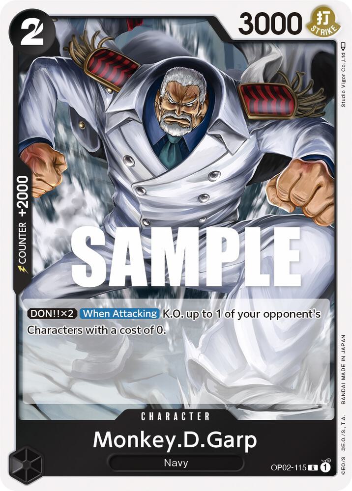MonkeyDGarp 115 onepiece card