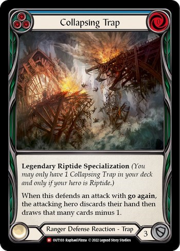 Collapsing Trap card
