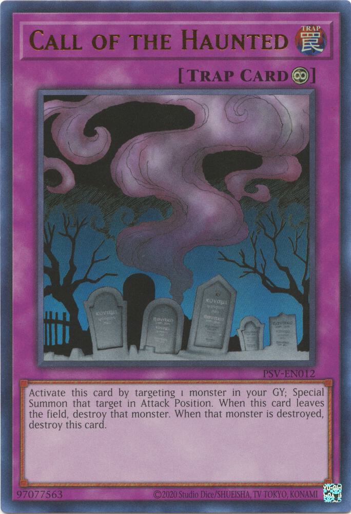 遊戯王PSAPhantom Burial/Call of the Haunted Call Of The Haunted - Pharaoh's Servant (25th Anniversary