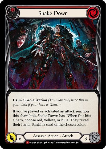 Shake Down - Outsiders - Flesh and Blood TCG - TCGplayer.com