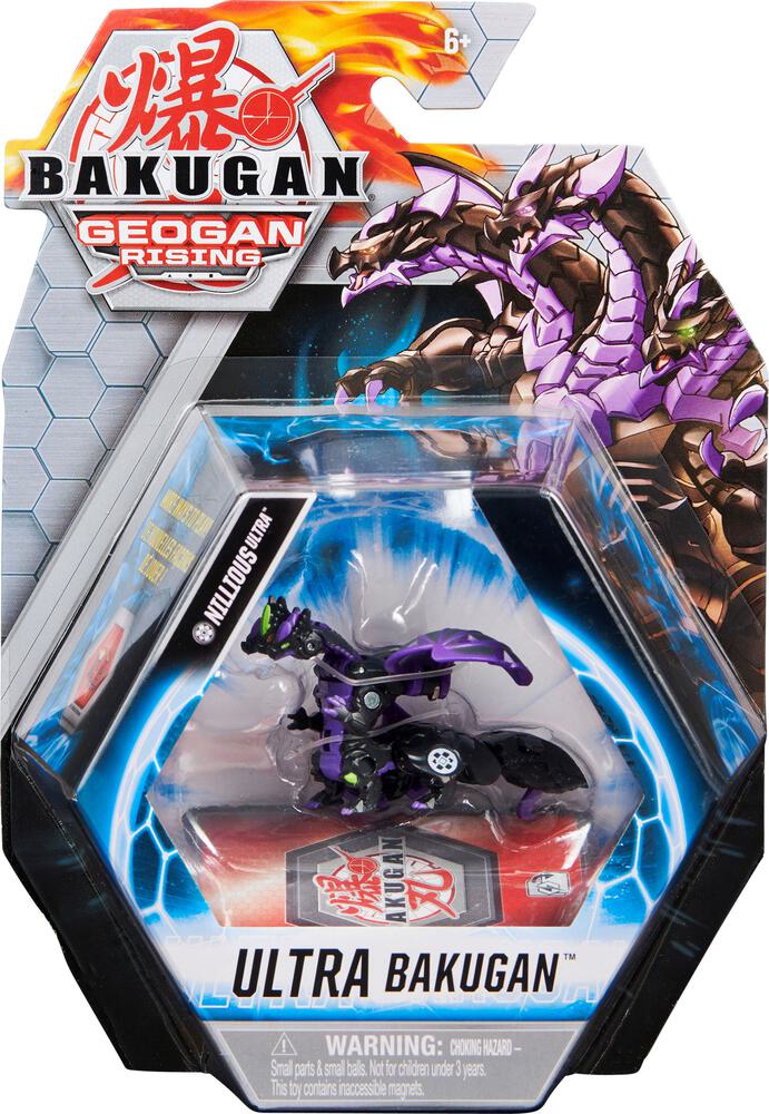 Bakugan Ultra Single Pack Darkus Nillious Ultra Geogan Rising