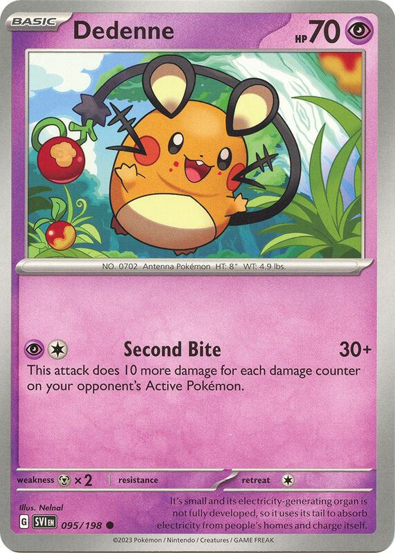 Dedenne 095/198 from SV01: Scarlet & Violet Base Set