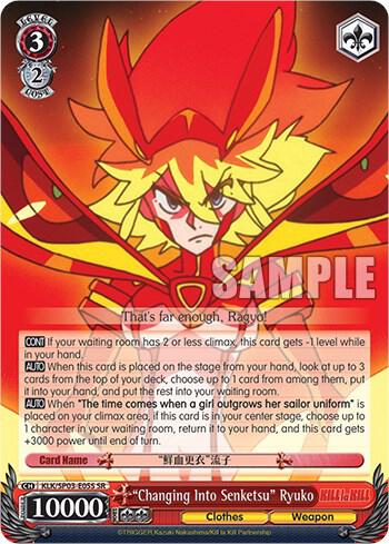 "Changing Into Senketsu" Ryuko (SR)