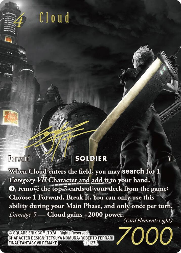 Cloud (Noir Promo) - FF: Promo Cards - Final Fantasy TCG