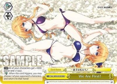 We Are First! (RRR) card