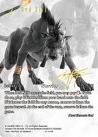 FFTCG Noir ノワール レッドXIII ファイナルファンタジー Red XIII (Noir Promo) - FF: Promo Cards - Final Fantasy TCG