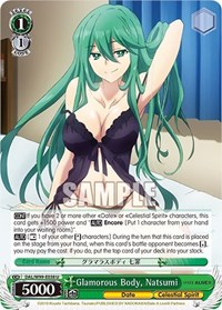 Glamorous Body, Natsumi - Weiss Schwarz Date A Live Vol.2 trading card