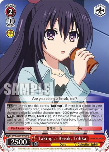 Taking a Break, Tohka