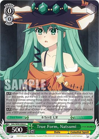True Form, Natsumi - Date A Live Vol.2 - Weiss Schwarz - TCGplayer.com