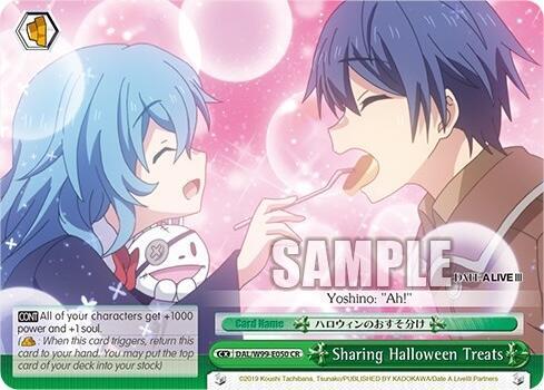 Sharing Halloween Treats