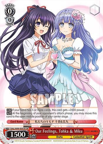 Our Feelings, Tohka & Miku (SR)