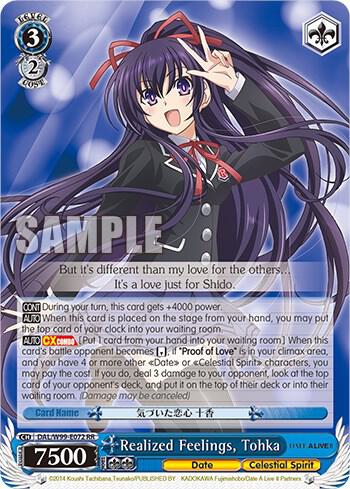 Realized Feelings, Tohka