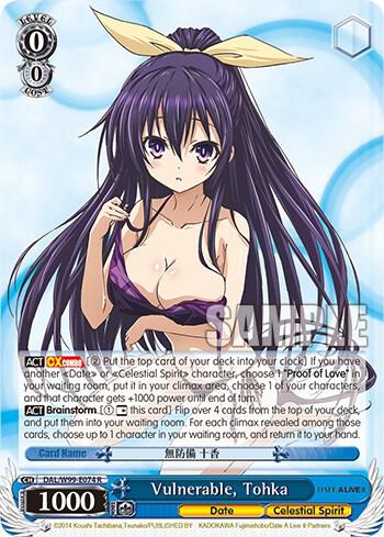 Vulnerable, Tohka