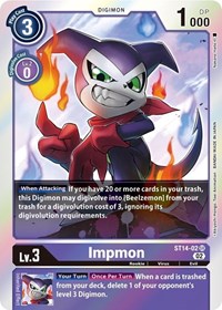 Impmon (Starter Deck 14: Beelzemon Advanced Deck Set)