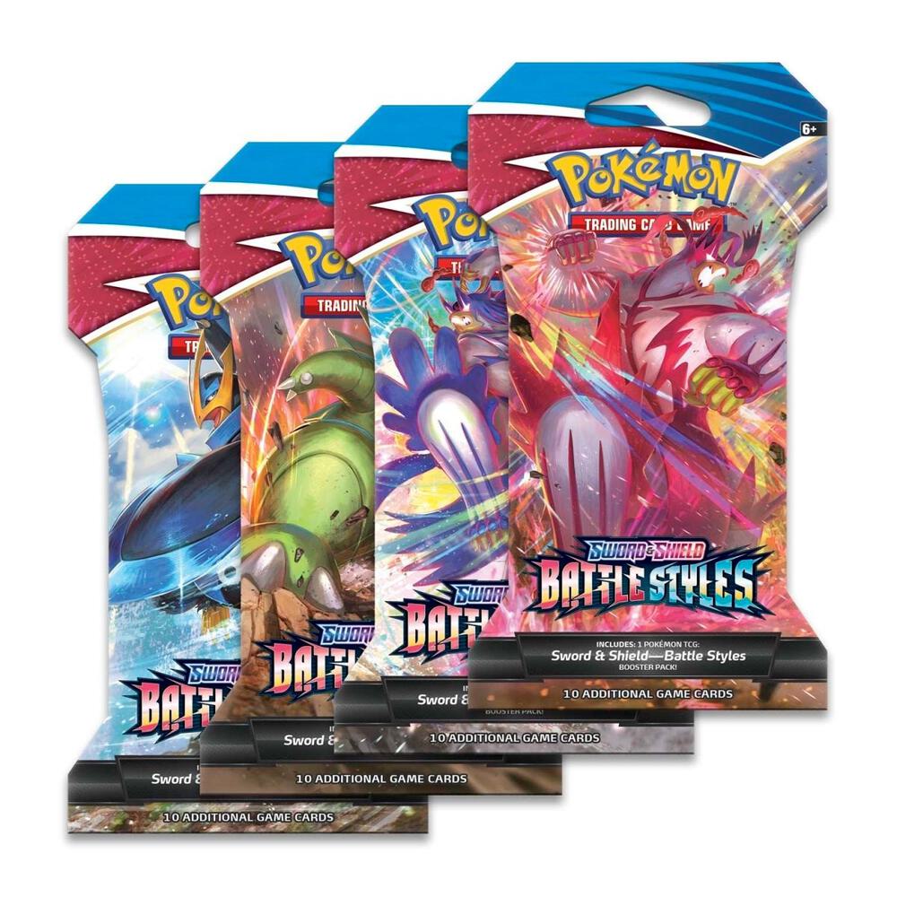 Battle Styles Sleeved Booster Pack Art Bundle [Set of 4] - SWSH05