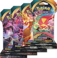 Darkness Ablaze Sleeved Booster Pack Art Bundle [Set of 4