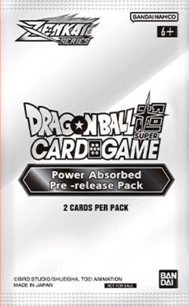 Power Absorbed Pre-Release Pack - Power Absorbed Pre-Release Cards - Dragon  Ball Super: Masters