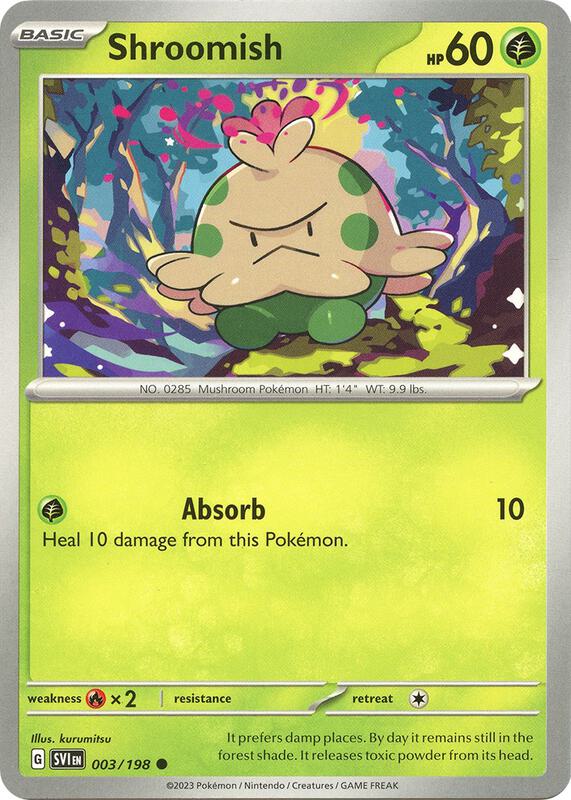 Shroomish 003/198 from SV01: Scarlet & Violet Base Set