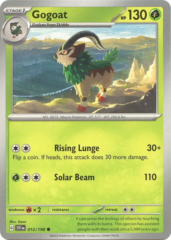 Gogoat 012/198 from SV01: Scarlet & Violet Base Set