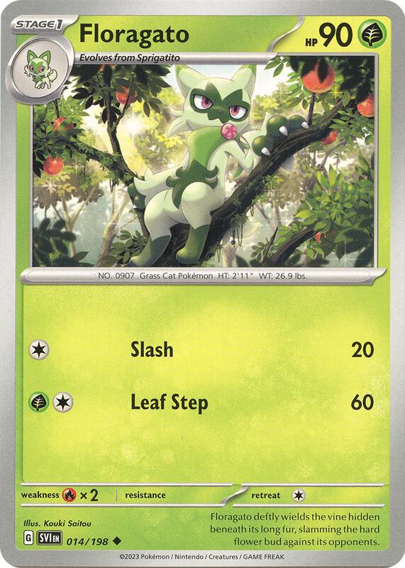 Floragato 014/198 from SV01: Scarlet & Violet Base Set