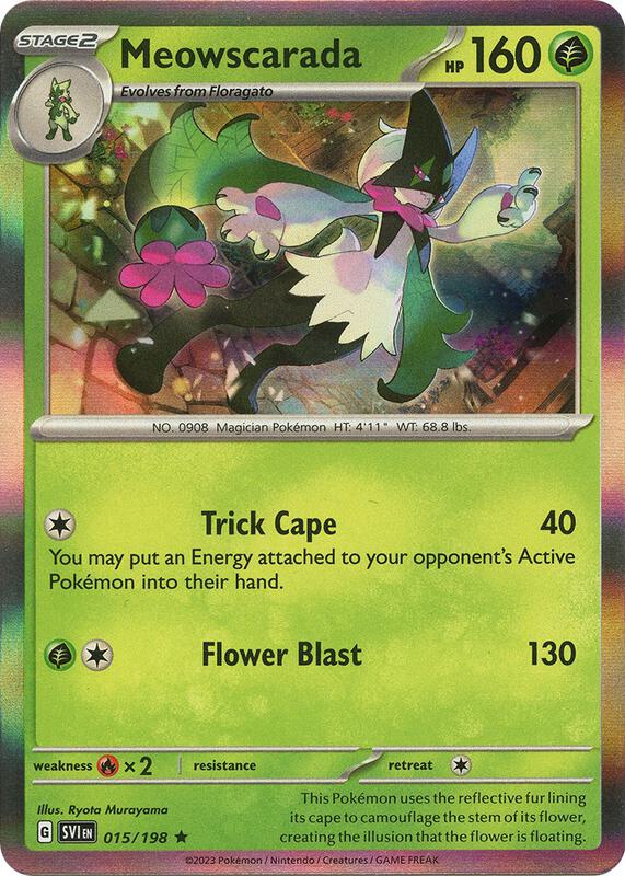 Meowscarada 015/198 from SV01: Scarlet & Violet Base Set