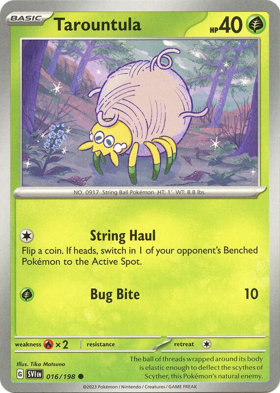 Tarountula 016/198 from SV01: Scarlet & Violet Base Set